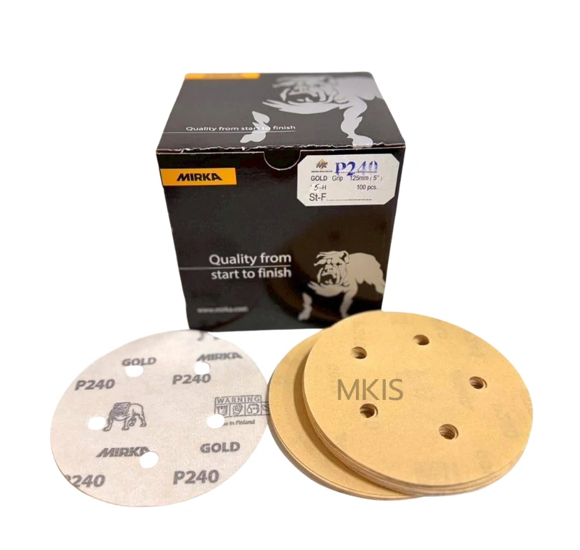 Gold 125mm. Grip 5 Holes