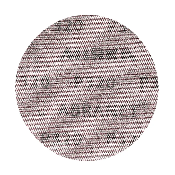 Mirka Abranet Ø 125 mm Grip AE232F0332SL - กระดาษทรายขัดแท้นำเข้าจากฟินแลนด์ สำหรับงานอุตสาหกรรมยานยนต์และอุตสาหกรรมไม้