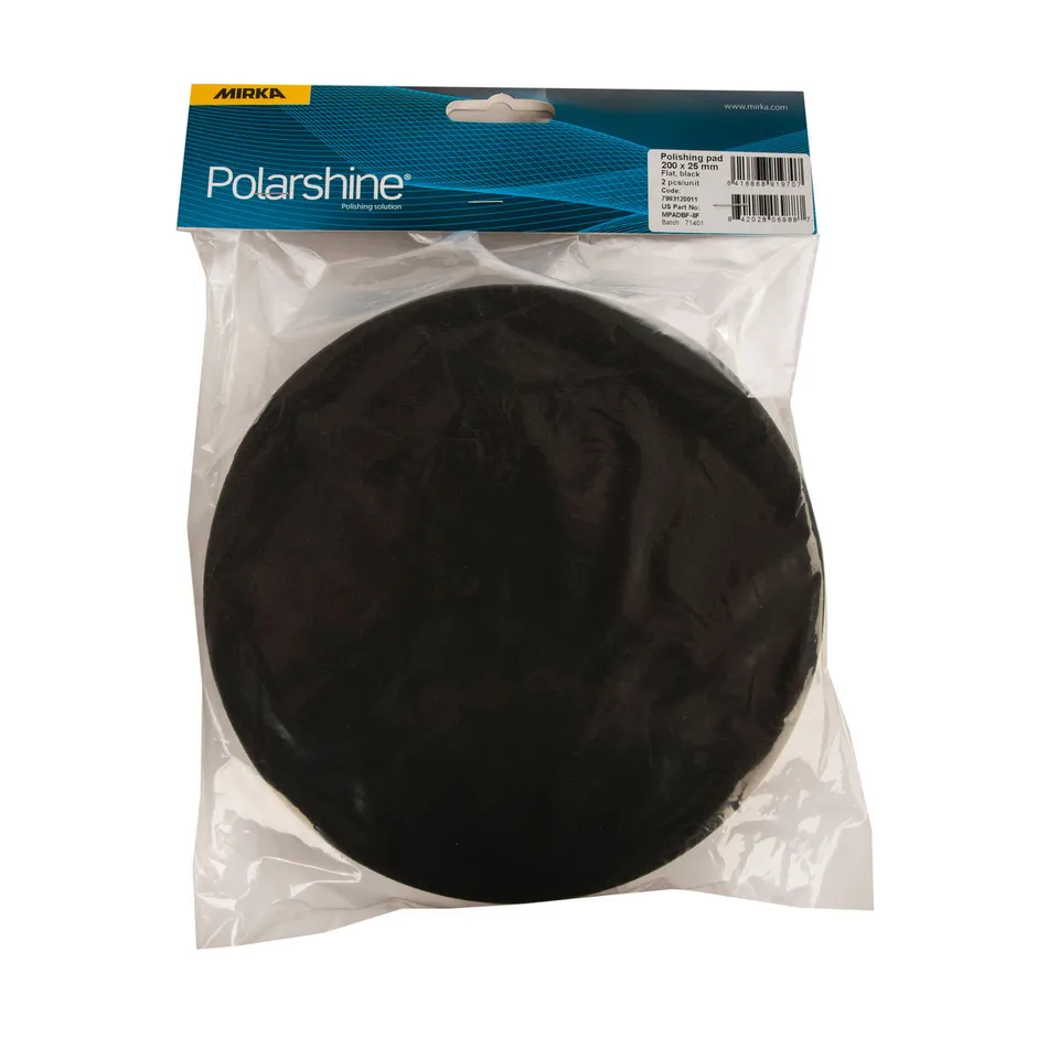 Mirka POLISHING FOAM PAD 150X25MM BLACK FLAT (2 pcs/pack) - Image 6