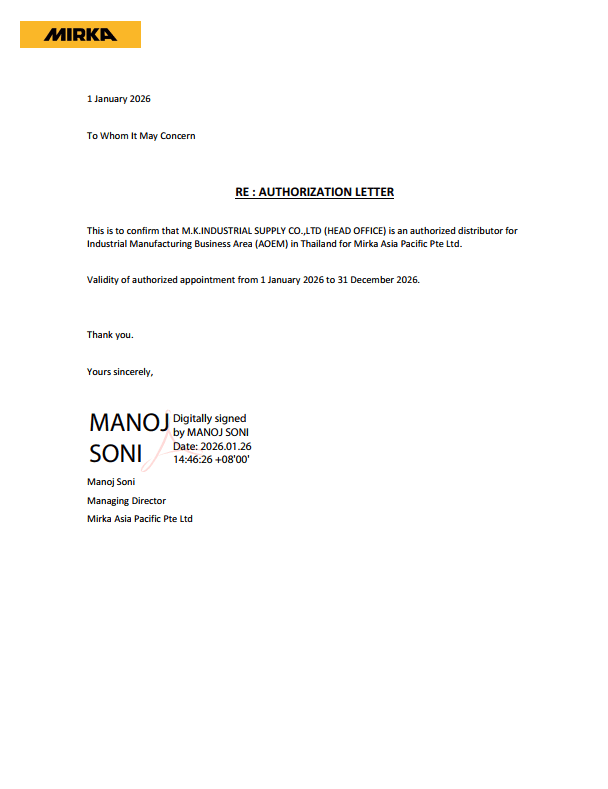 mirka authorization 2026